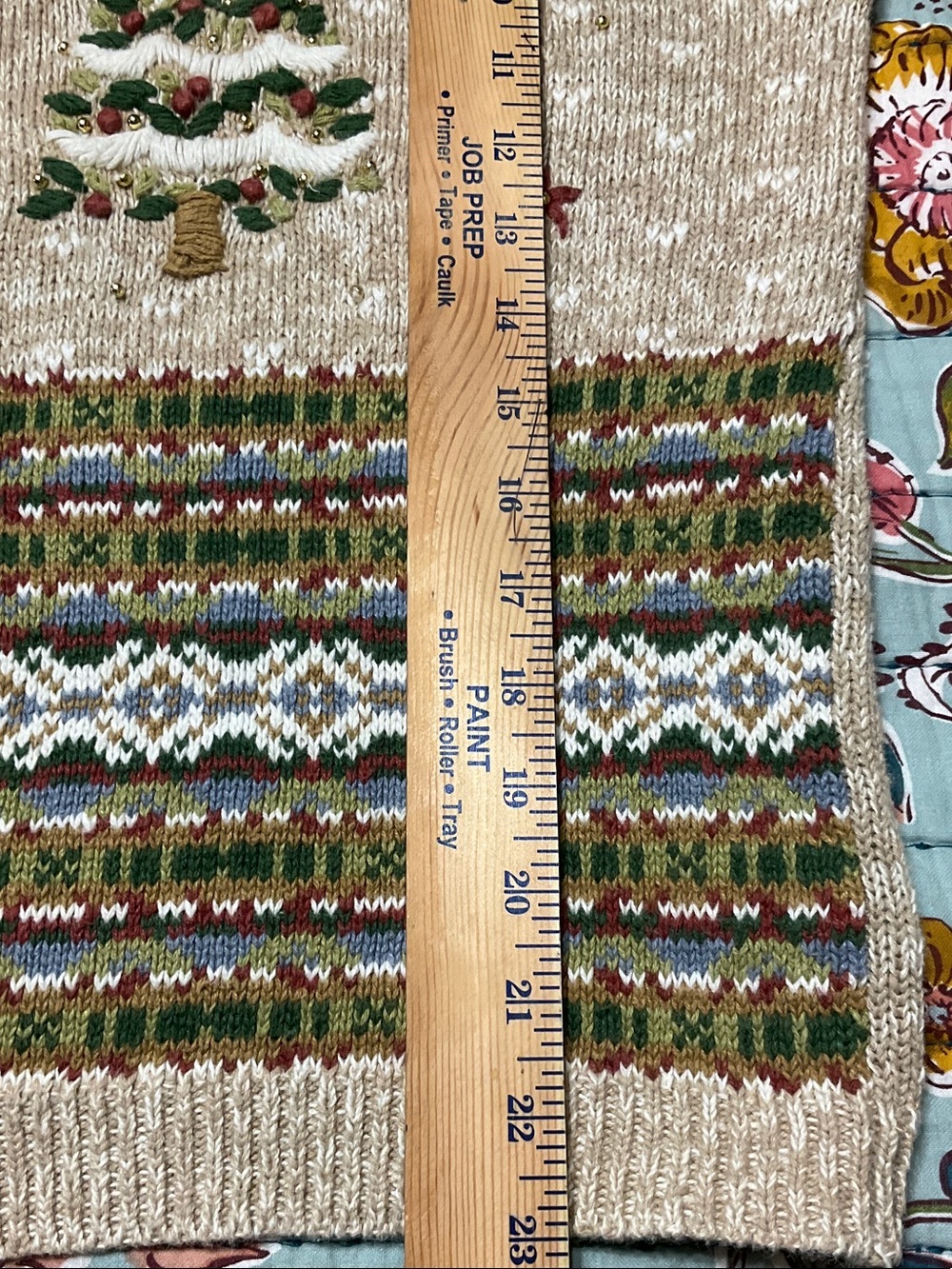 Vintage White Stag Cardigan - Picture 5 of 9